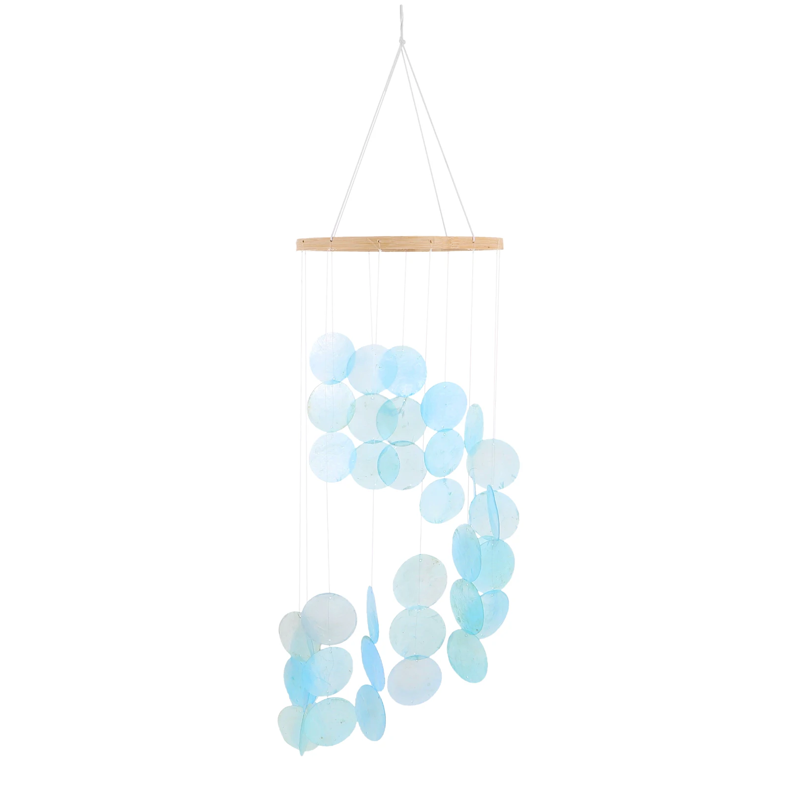 

Shell Wind Chime Ornament Backyard Housewarming Indoor Chimes Beach Home Decor Coastal Windchime Window