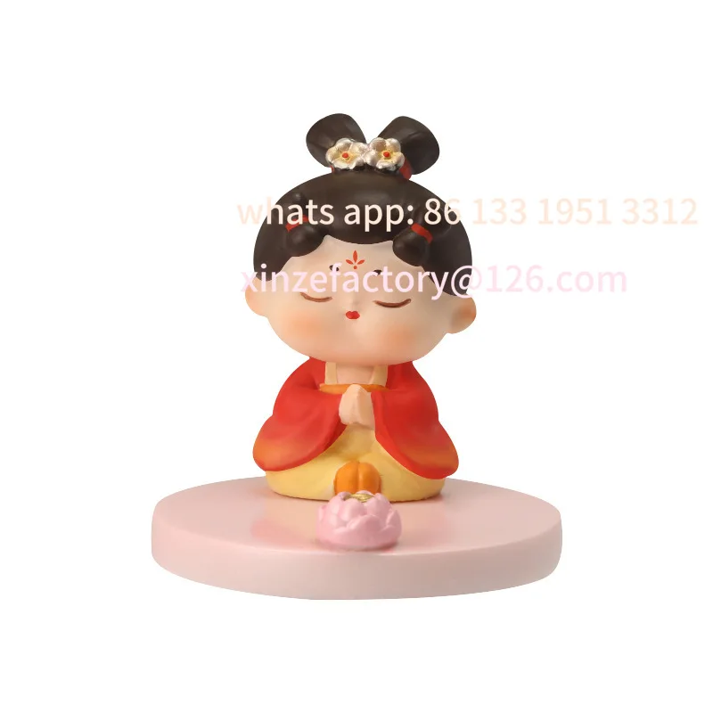 

Tang Shinu prays for the arrival of mobile phone holder exquisite ornaments resin technology