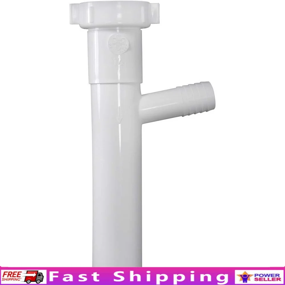 

Наконечник ветки посудомоечной машины Прочный полипропилен 1-1/2 дюйма x 8 дюймов Быстроразъемный соединитель Простая установка Адаптер разрядного шланга