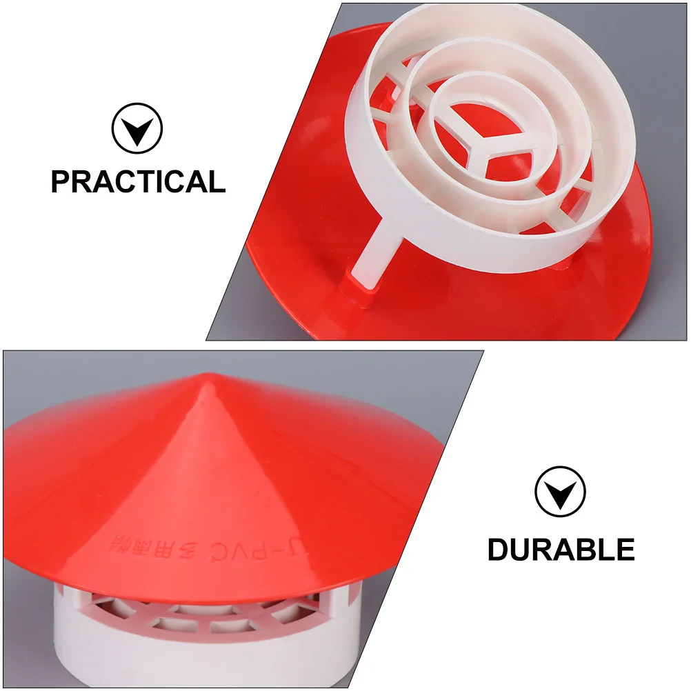 1Pcs Waterproof Funnel Protector Cap Sturdy Plastic Chimney Cowl for Snow Rain Shelter Multifunction Ducting Vent Cover