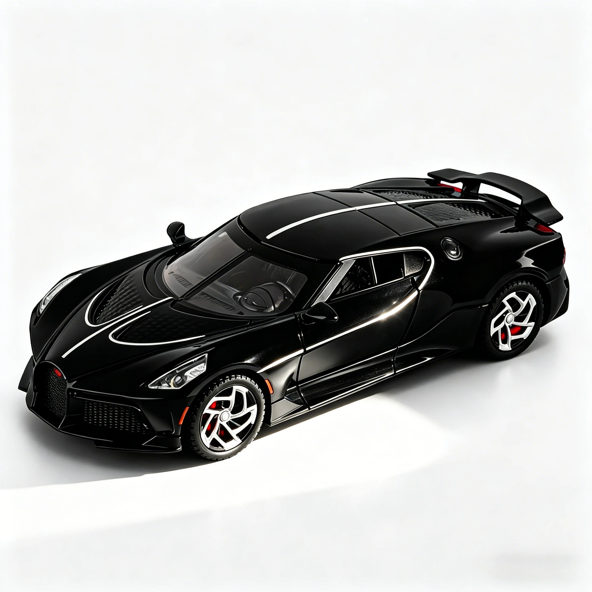 

1:32 La voiture noire Supercar Alloy ModelCar Toy Diecast Metal Casting Sound & Light Car Toys For Children Vehicle Gifts