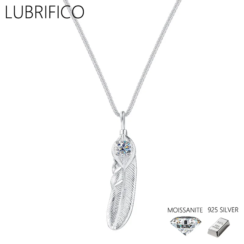 

Ожерелье в форме крыла из муассанита цвета D, 2 мм, стерлинговое серебро 925 пробы, подвеска с бриллиантами для женщин, ювелирные изделия на свадьбу