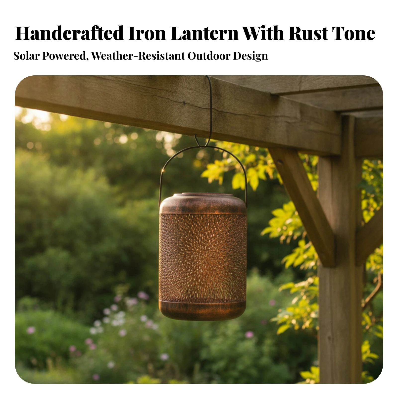 Outdoor Lighting Pathway - Lighting LED Solar Lanterns with Handle