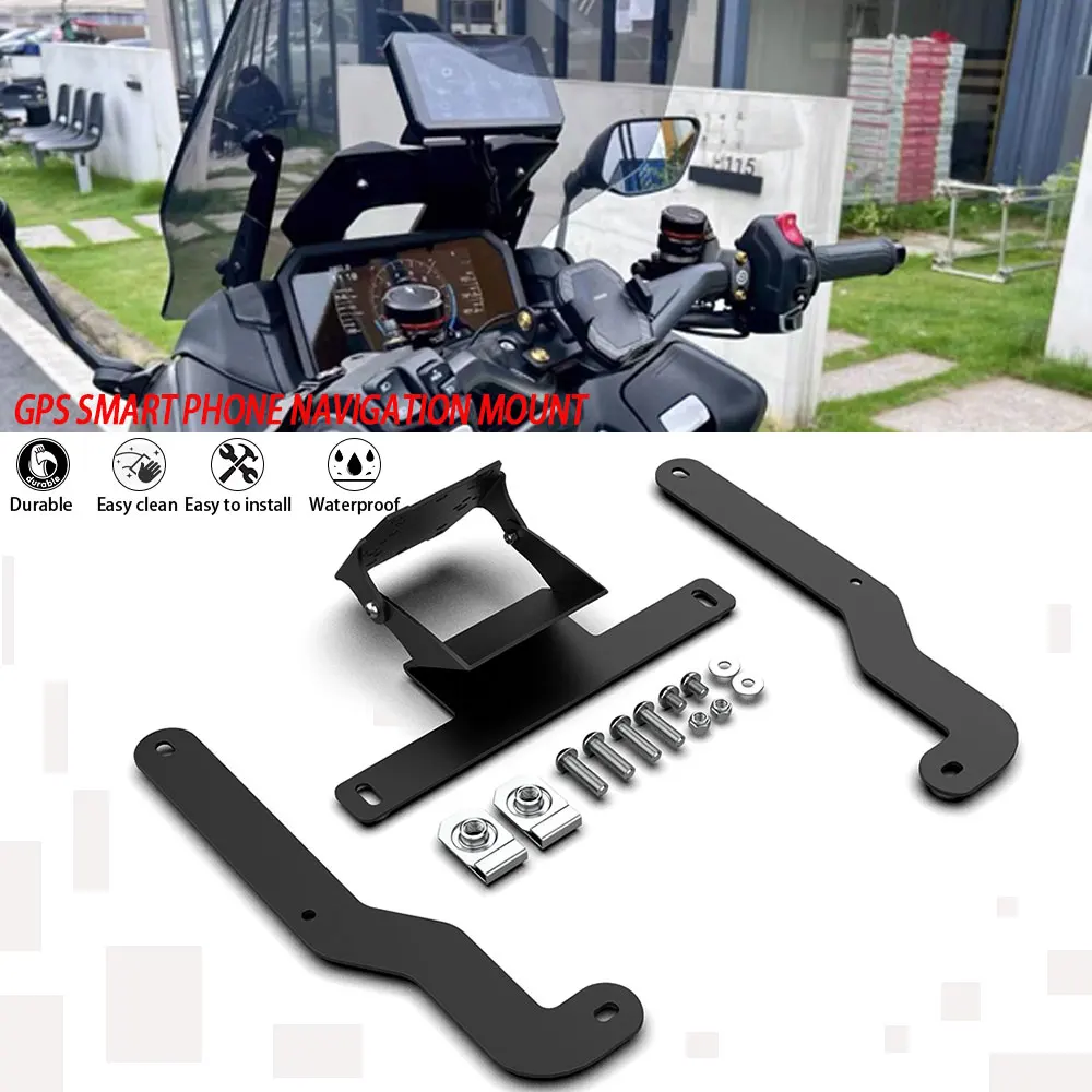 

2024 2025 Motorcycle GPS Smart Phone Navigation Mounting Bracket Holder For Yamaha TMAX T-MAX 560 T-MAX560 TMAX560 2022 2023