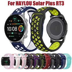 Silicone Strap For HAYLOU Solar Plus RT3 Smartwatch Soft Sport Band Bracelet For Haylou Solar Plus RT3 Replacement Watchband