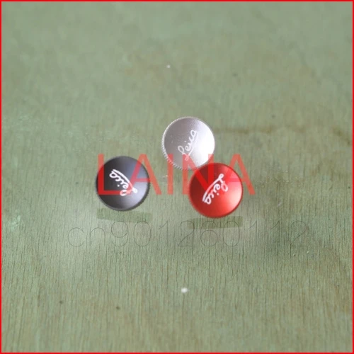 Metal Concave Surface Camera Soft Shutter Release Button For Leica M6 M3 MP M8 M9 X1 X2 M10 M240 with Rubber Ring