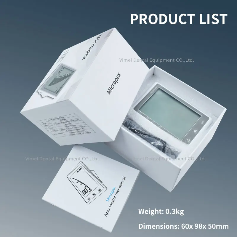 

New in Big Screen Micropex Dental Root Apex Locator Suitable for a Variety of Complex Root Cannals Dental Instruments in China