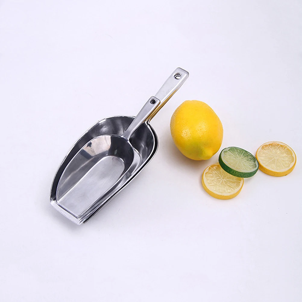 

Aluminum Alloy Flour Shovel Food Scoops Practical Ice Kitchen Multi Functional Supermarket Use Easy Clean Storage