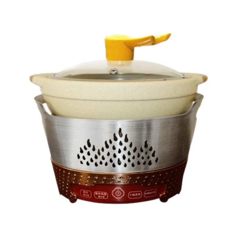 

Intelligent multi-functional hotel restaurant casserole dry pot heating outdoor travel cured rice stove