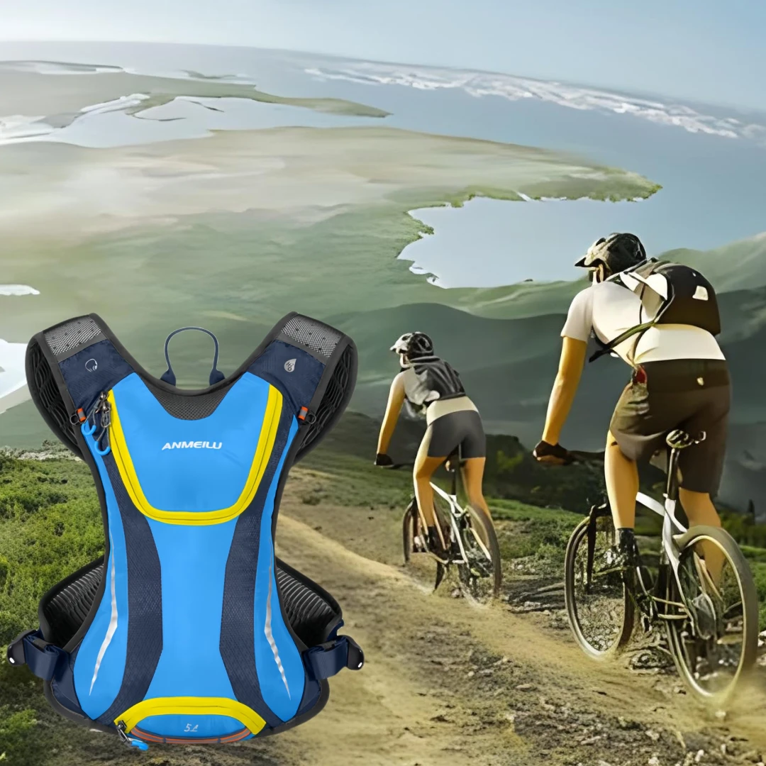 กระเป๋าเป้สำหรับนักวิ่งน้ำหนักเบากันน้ำน้ำหนักเบาสำหรับนักปั่นจักรยานกระเป๋าปีนผายุทธวิธี