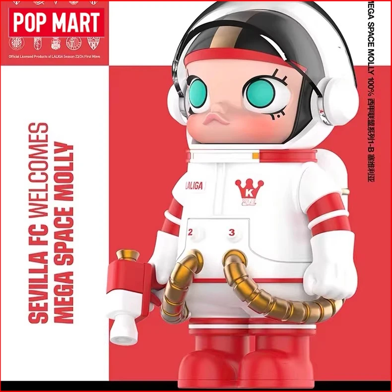 POP MART SPACE MOLLY LALIGA 100% NBA Lakers Nuggets Heat Celtics Rare Football La Liga Limited Edition Figure Collectible Toy - view 6