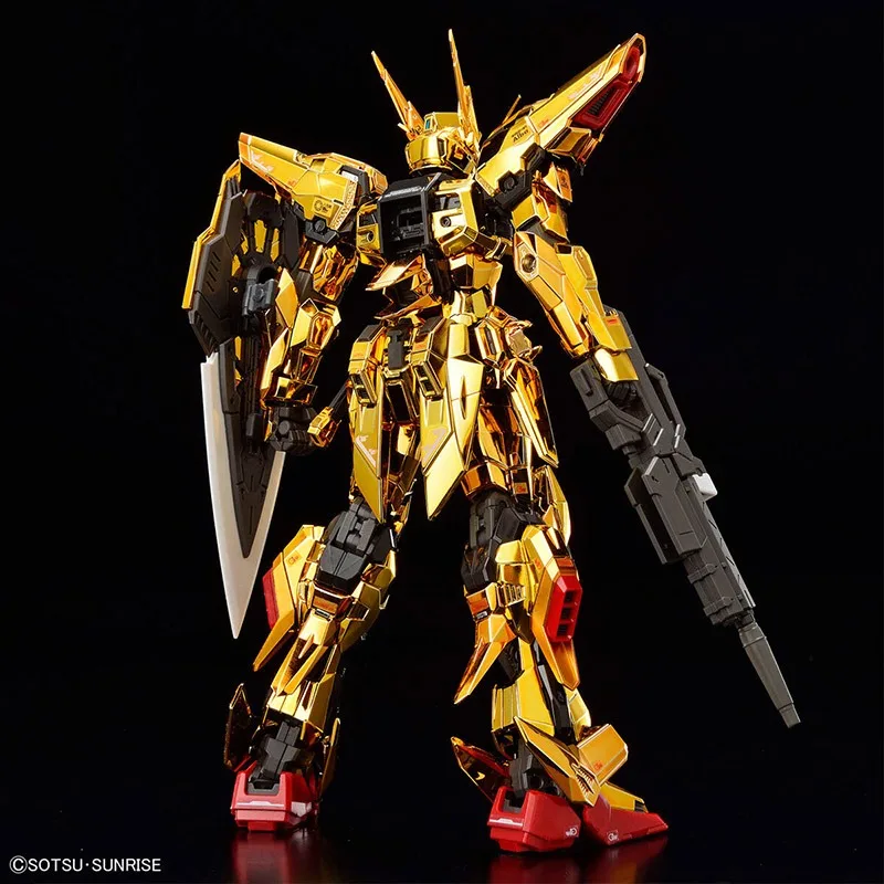 Bandai Original GUNDAM RG 1/144 Akatsuki GUNDAM Oowashi unité graine assemblage modèle figurine jouets pour garçons filles enfants cadeau
