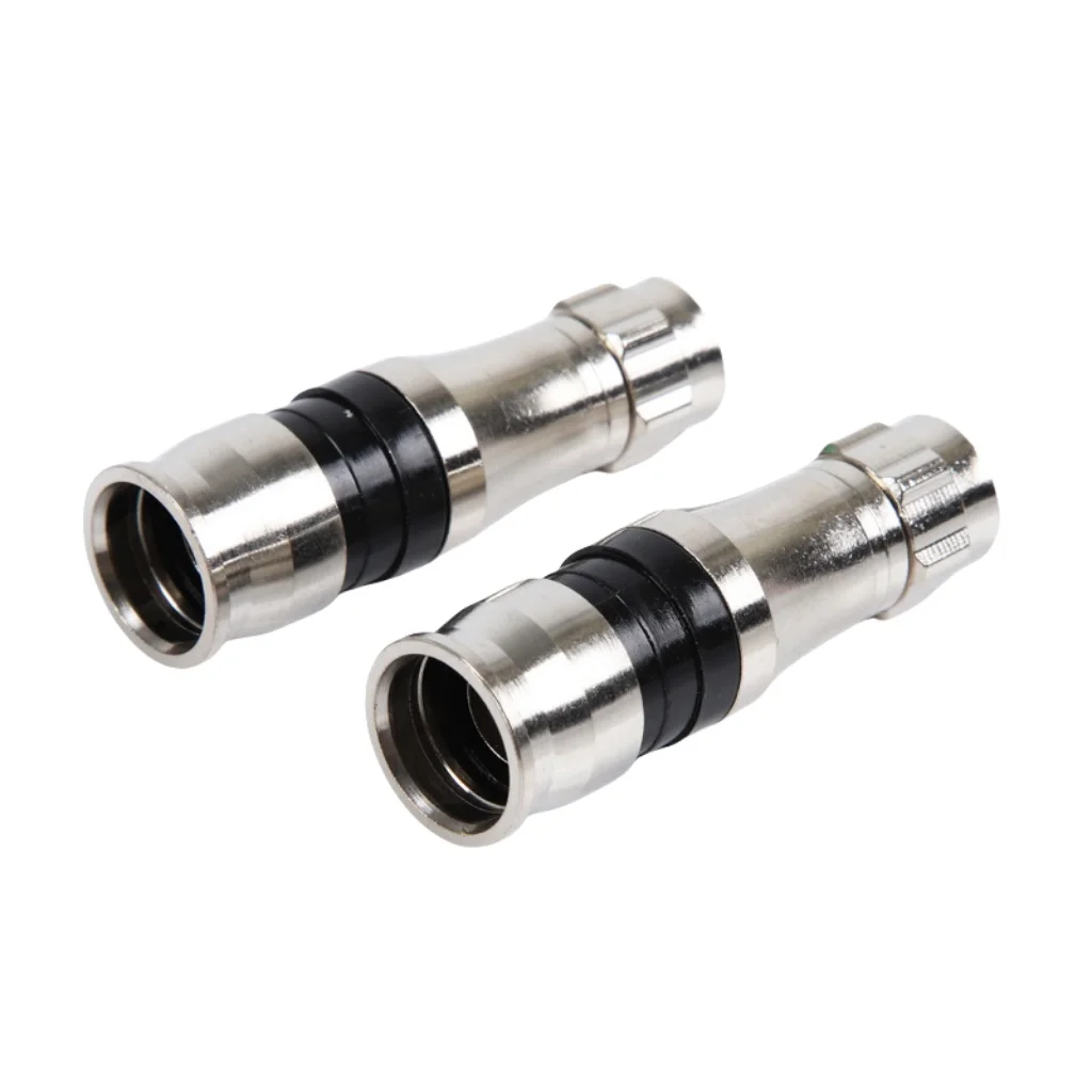 5Pcs RG11 F-type cable Adaptor Compressed Coaxial cable Connector Accessories RG11 wire connectors