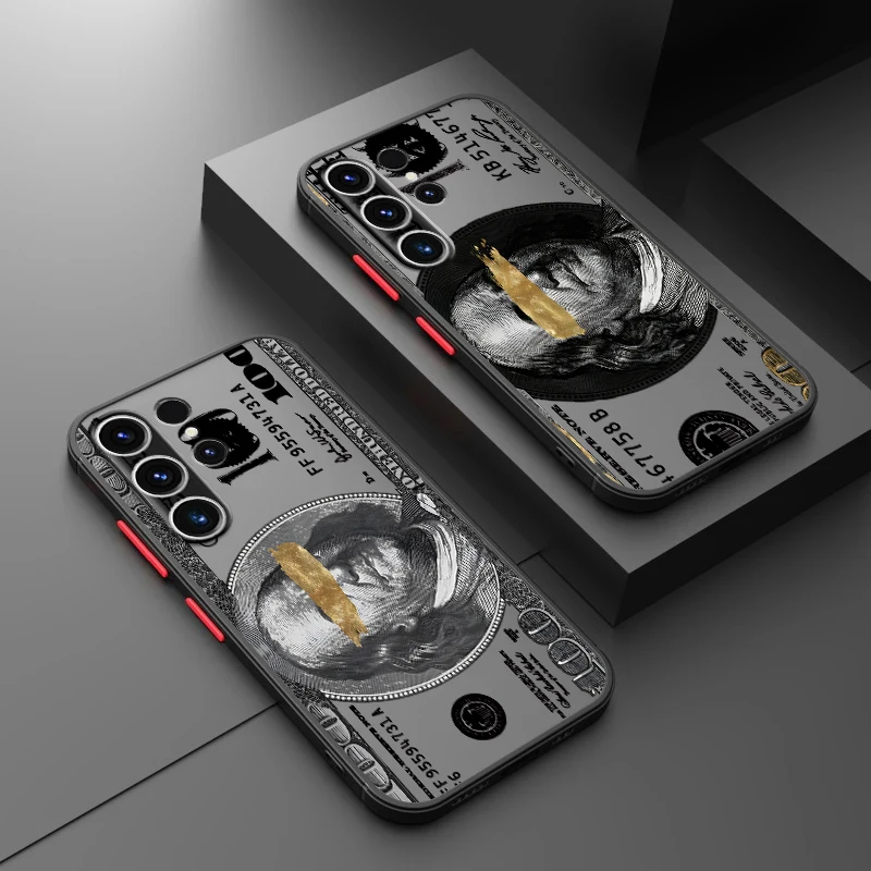 

Case for Samsung Galaxy S20 FE S21 S23 FE S25 Ultra Note 20 Ultra 10+ S22 S24 Plus S26 Funda Back Phone Cover Dollars Money