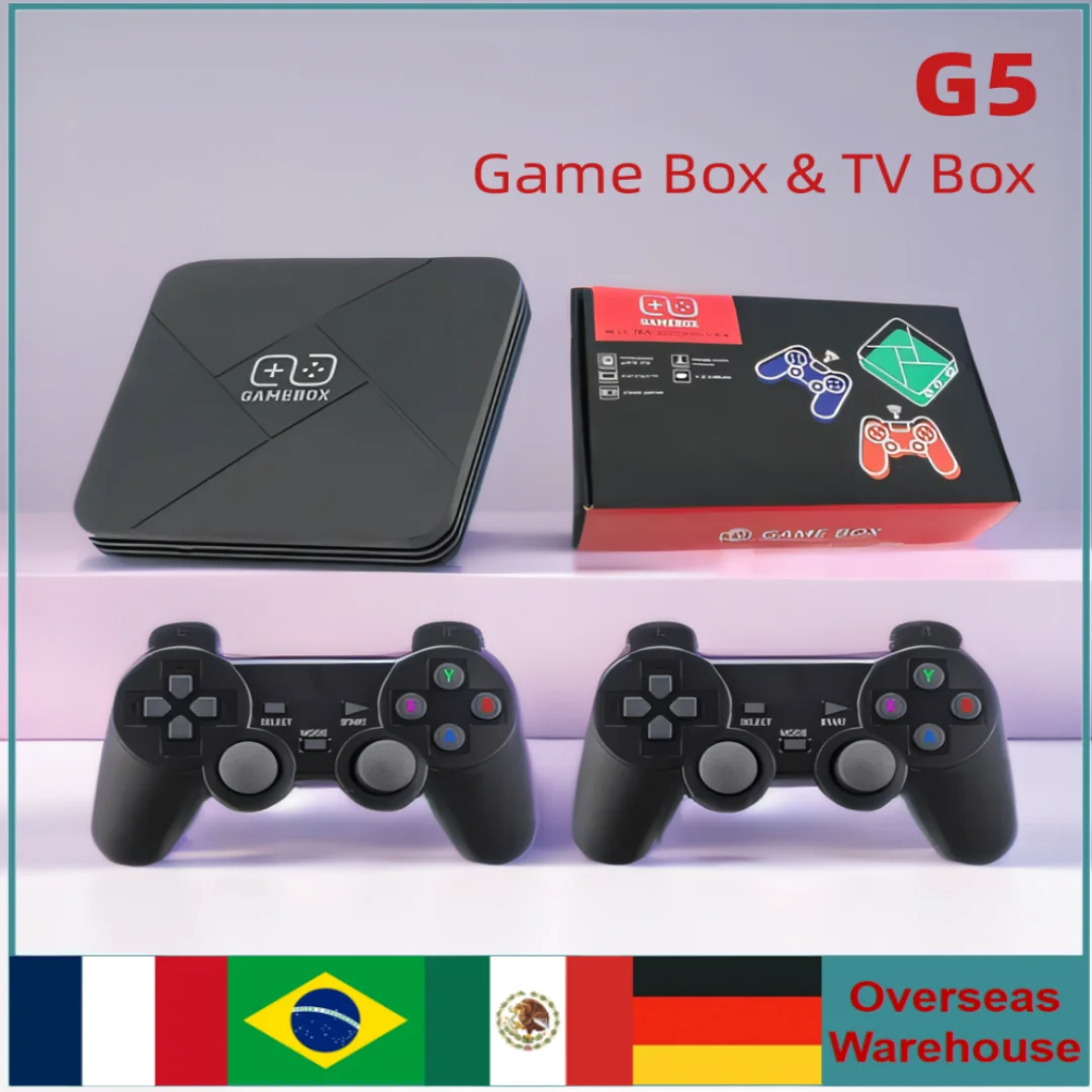 G5 S905x Retro Video Game Box 4k Super Hd Video Game Consolem 4core Cpu Over 10simulators Dual-syste Tv Box Support Nds/ps1/psp