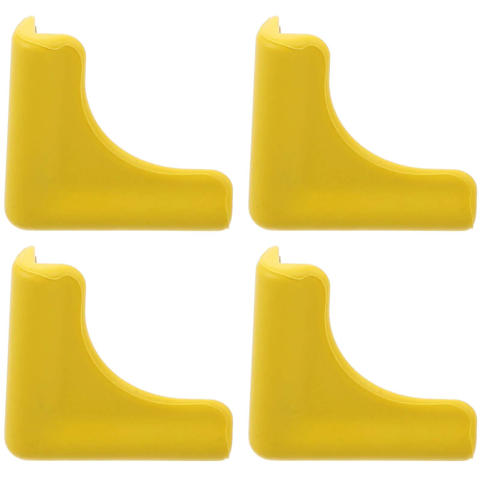 Protectores de esquina de borde afilado para Campana Extractora, protectores de mesa de silicona, cubiertas de esquina para muebles de armario de cocina, suministro de Campana Extractora, 4 Uds.