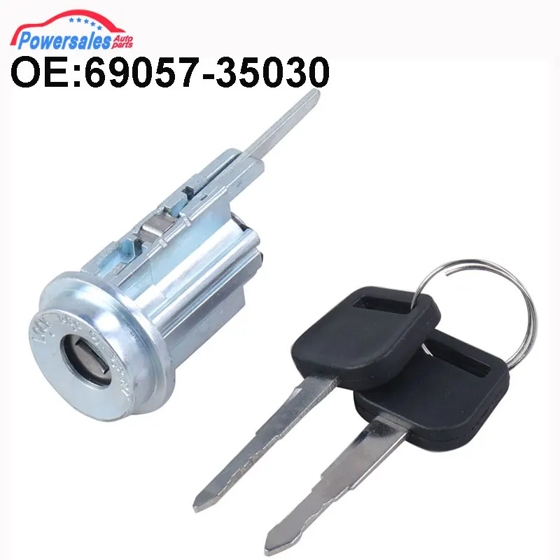 New Ignition Lock Cylinder & Switch Keys For Toyota 69057-35030 6905735030 69057-63110 69057-12340