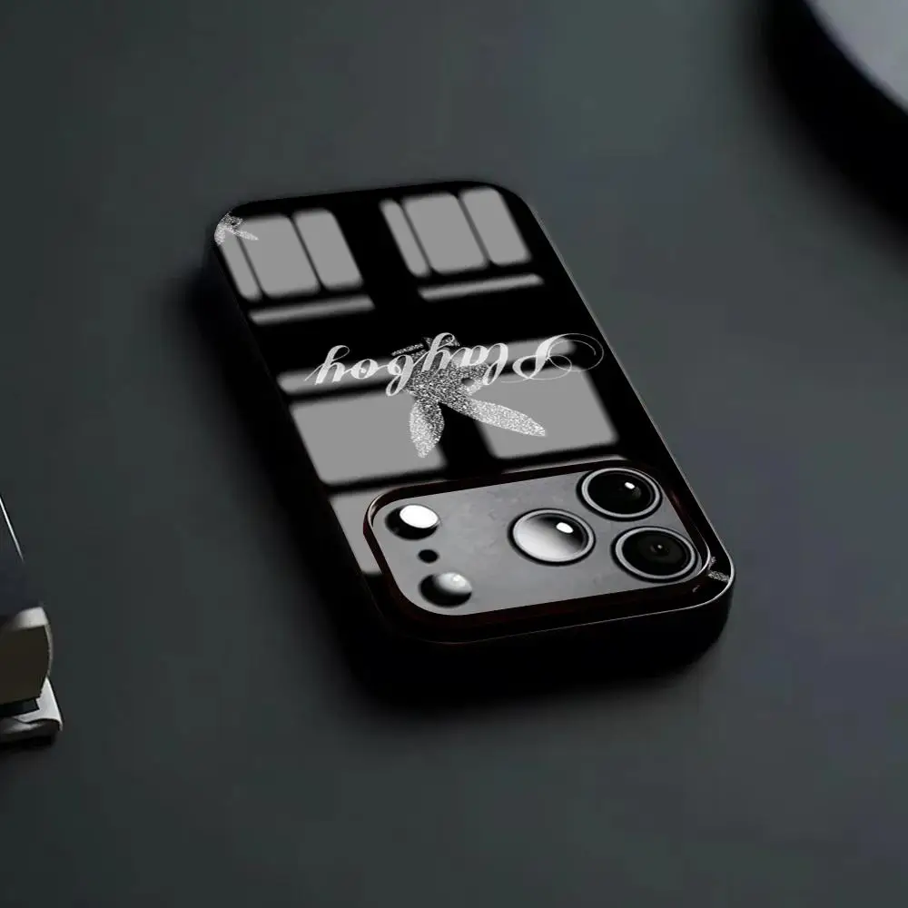 Роскошный чехол P-play BOY для iPhone 18 17 16 15 14 13 12 11 Plus Mini Pro Max, стеклянный чехол