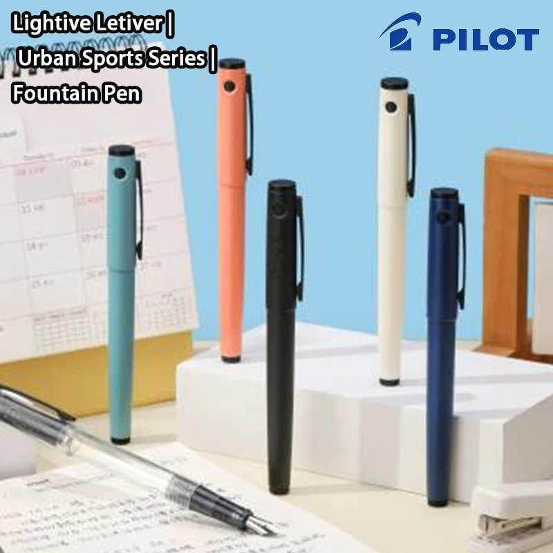 PILOT Lightive Urban Fountain Pen Ultra-Light Resin Barrel High-Airtight Cap Quick Start Practice Calligraphy Pen Study Supplies