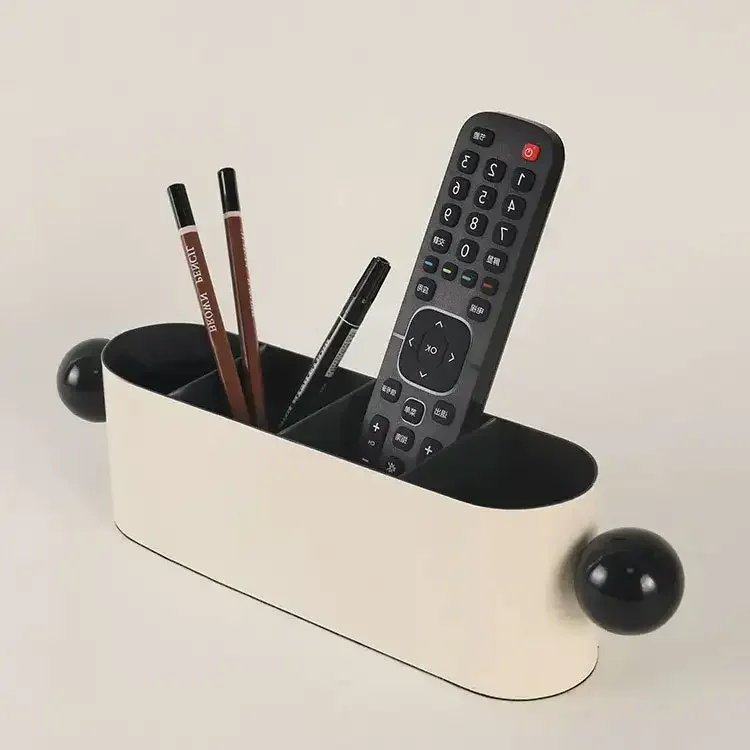 Simple Modern Light Luxury Remote Control Storage Box TV Cabinet Living Room Coffee Table Desktop High-end Tray Decoration