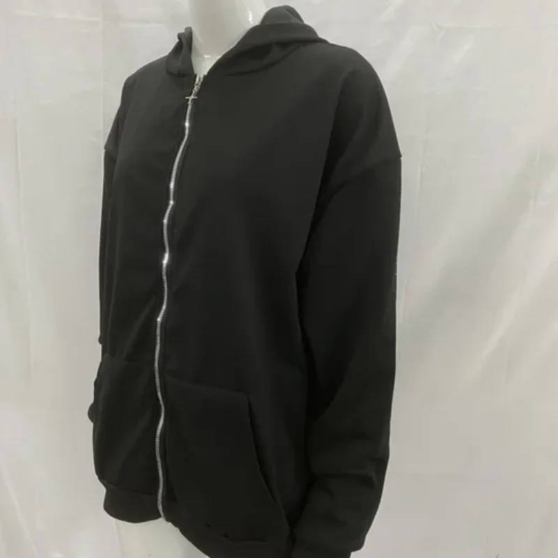 العصرية الشتاء الوجهين يمكن ارتداؤها الرجعية ليوبارد طباعة سترة قلنسوة بسحاب فضفاض الترفيه ملابس خارجية الرجال الملابس النسائية #5