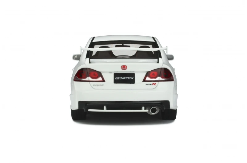 OTTO 1:18 For Civic FD2 Type-R Mugen JDM Limited Edition Metal Resin Model Ornament Toy Birthday Gift