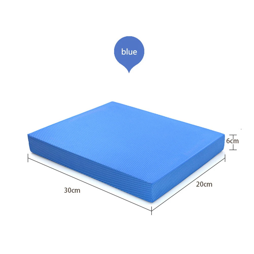 TPE اليوغا حصيرة كتلة وسادة سميكة التوازن وسادة المعدات للياقة البدنية كمال الأجسام إعادة التأهيل الاستقرار التدريب