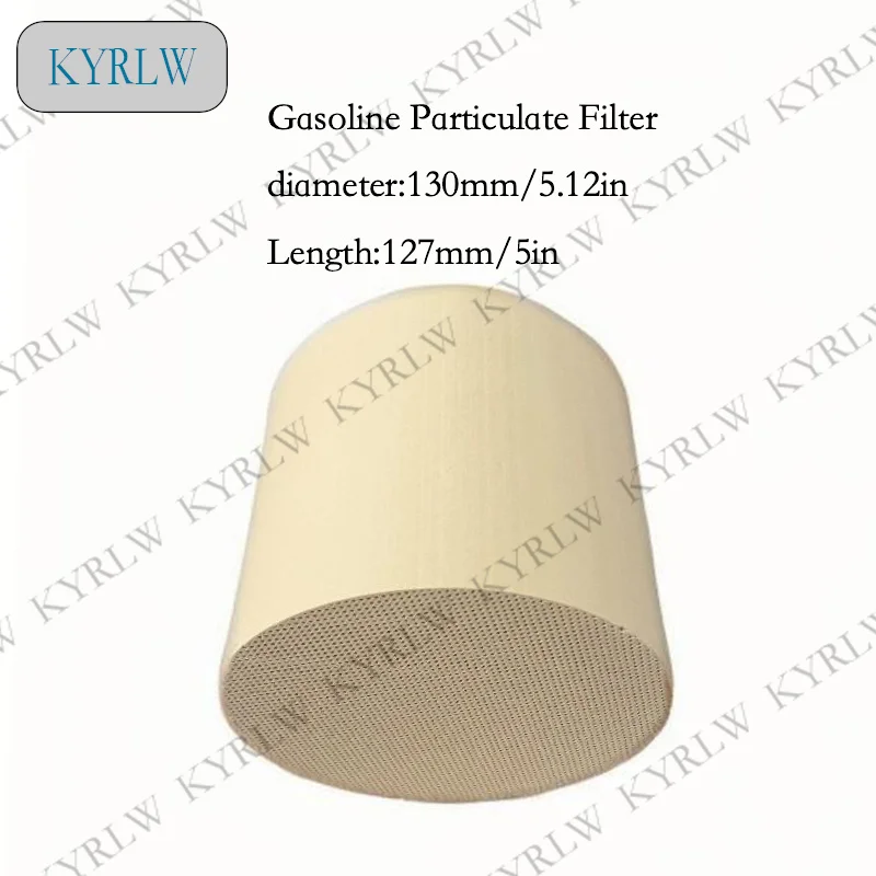 

Exhaust System Ceramic Gasoline Particulate Filter for Exhaust Systems with Honeycomb Structure 130*127mm