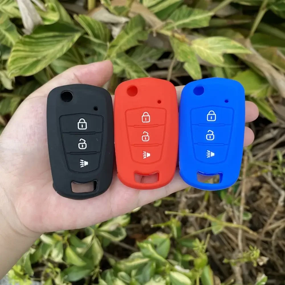 3 Buttons Silicone Car Fob Key Case Cover Skin Protector Rubber Shell for Great Wall Haval Hover H1 H3 H5 H6 Flip Key Chain set