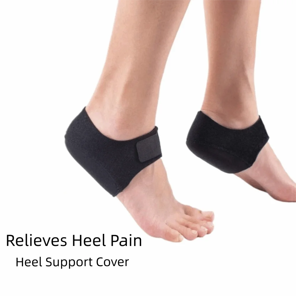 

Adjustable Straps Silicone Heel Pads Shock Absorption Support Cushion Fasciitis Protector Gel Material Heel Inserts