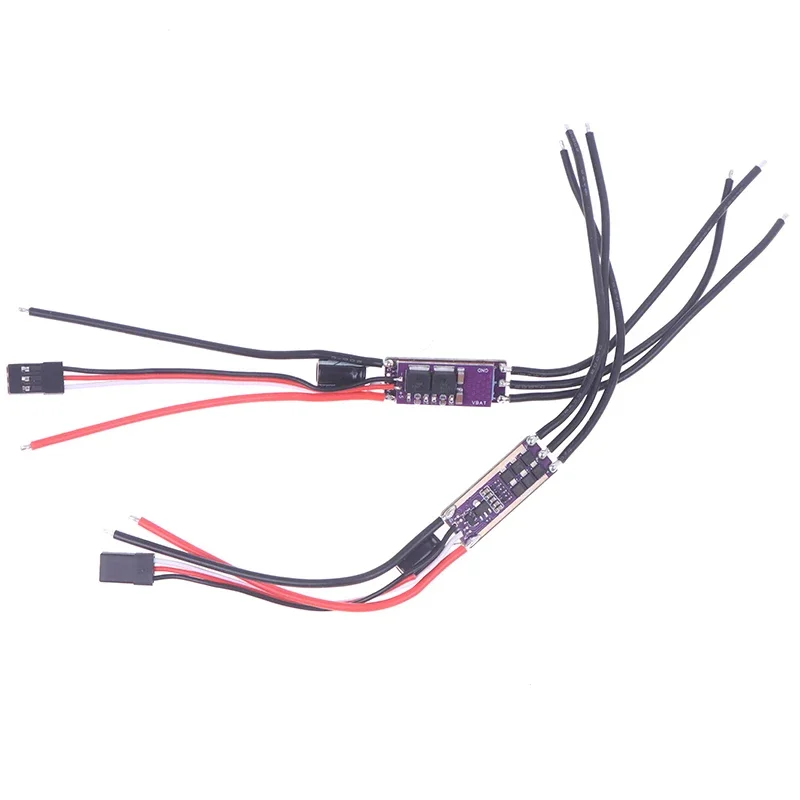 Latest Model AM32 32-bit ESC 2-4S 30/40A with 5V2A BEC and 35V 470uF Capacitor for RC Crawler Drones