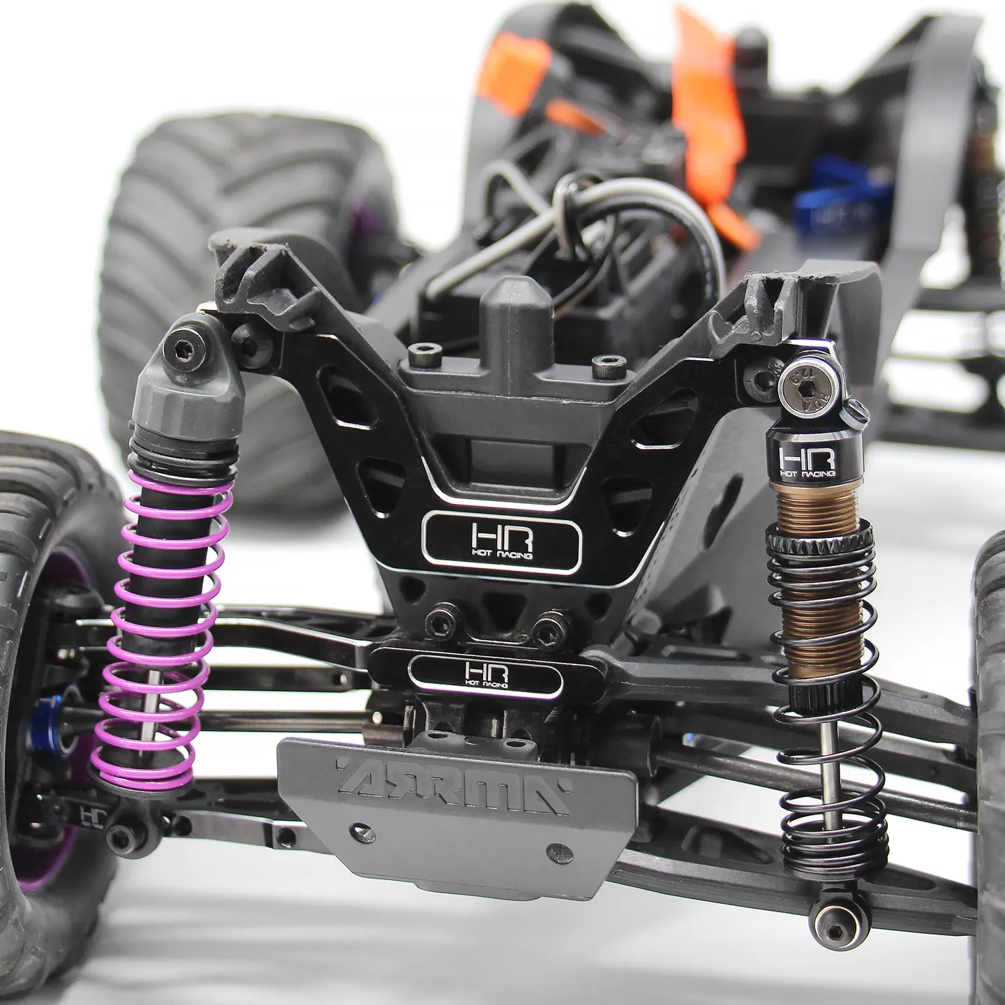 

HR ARRMA 1/16 Gorgon Grom 1/16 Quake Grom Aluminum front and rear shock mounts