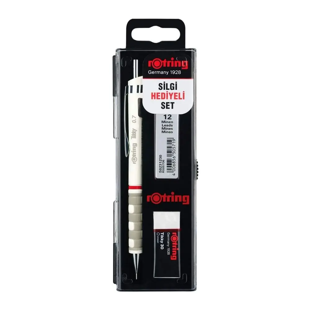 Rotring Tikky 0.5/0.7mm Mechanical Pencil Set With Eraser End Drawing Pencil School Design Stationery School Office Supplies