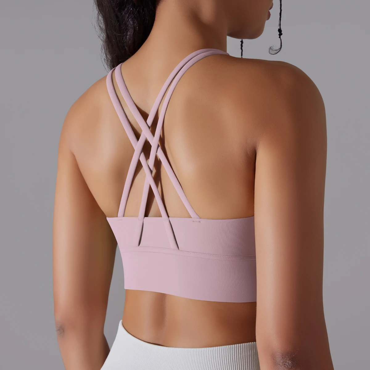 Frauen Yoga BraTank Tops für Fitness Nacktes Gefühl Sport Bh Gym Weste Frauen Leibchen Workout Unterwäsche Sportswear Outfit – Detail 20