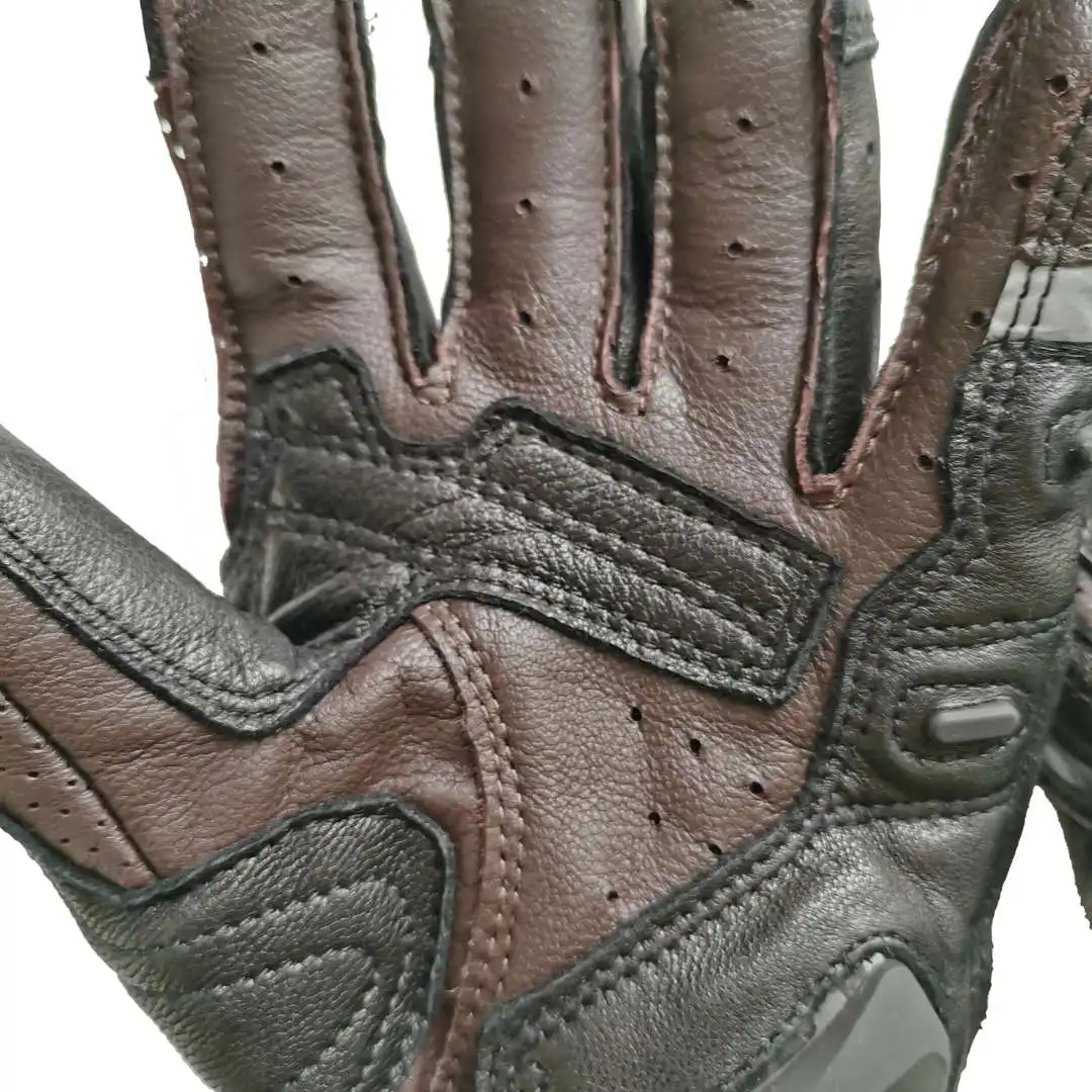 Motorcycle Gloves Leather Men Gloves Touch Screen Protect Luvas de Motocicleta de Couro Guantes Cuero Gants Cuir