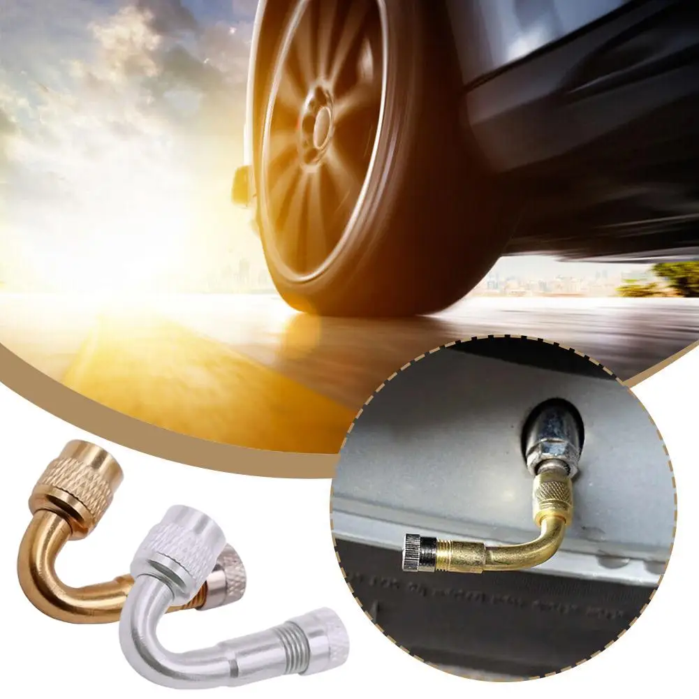 

Автомобильный мотоцикл, 90, 45, 135 градусов, изогнутый угол, адаптер клапана, удлинитель шины, адаптер для шин, трубчатый насос, медный внутренний клапан 2025 S Z3W2