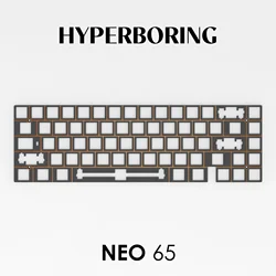 NEO65 mechanical keyboard plate PC Aluminum FR4 ( for plate-mounted stabilizer type)