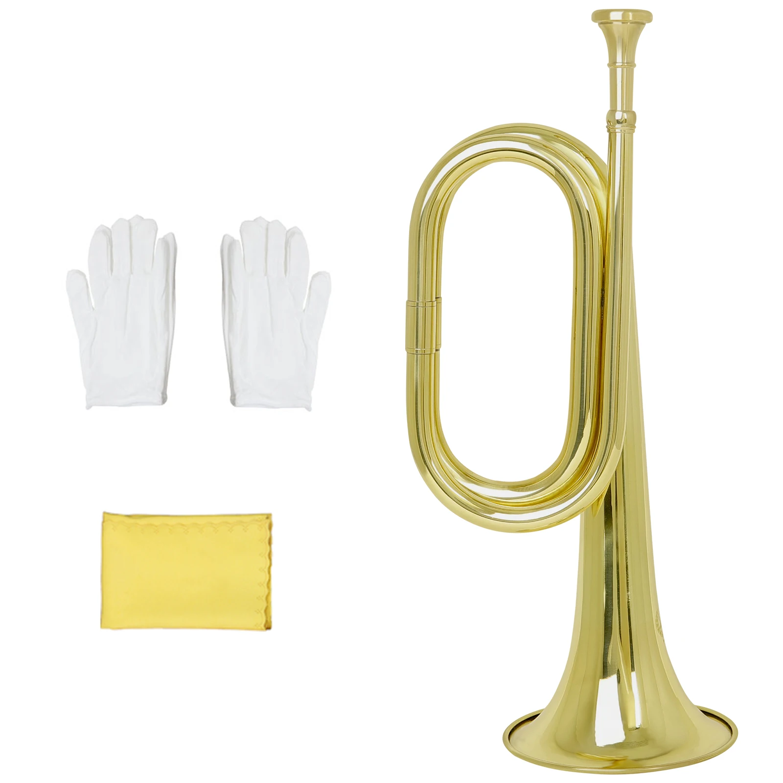 M MBAT بوق صغير دعوة البوق النحاس الفرسان القرن العسكرية تشونغ فنغهاو النحاس النقي خطوة البوق أداة النحاس #2