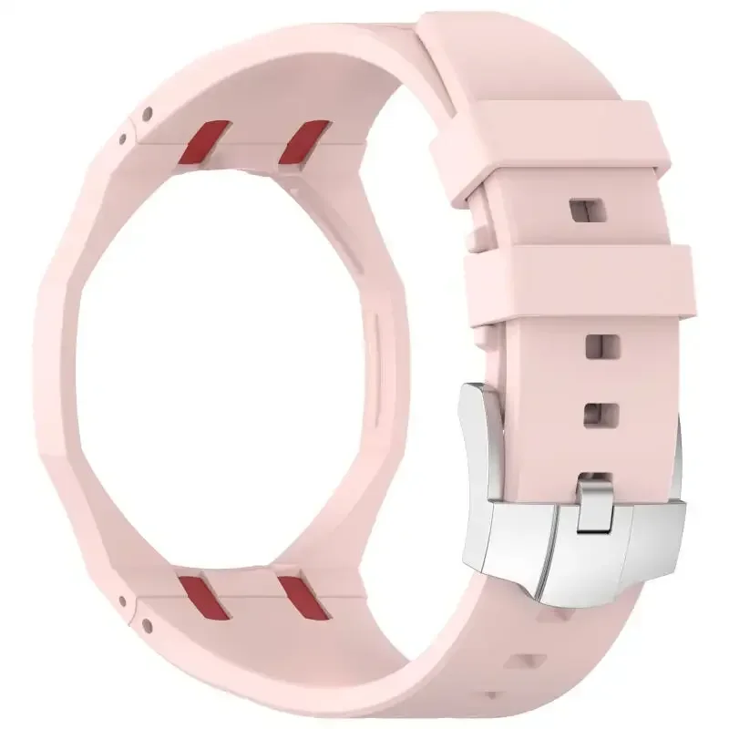 2-in-1-PC-Gehäuse + Silikonarmband für Swatch X AP Royal Pop Taschenuhr-Umbau zum Armbanduhren-Integrationszubehör – Detail 5