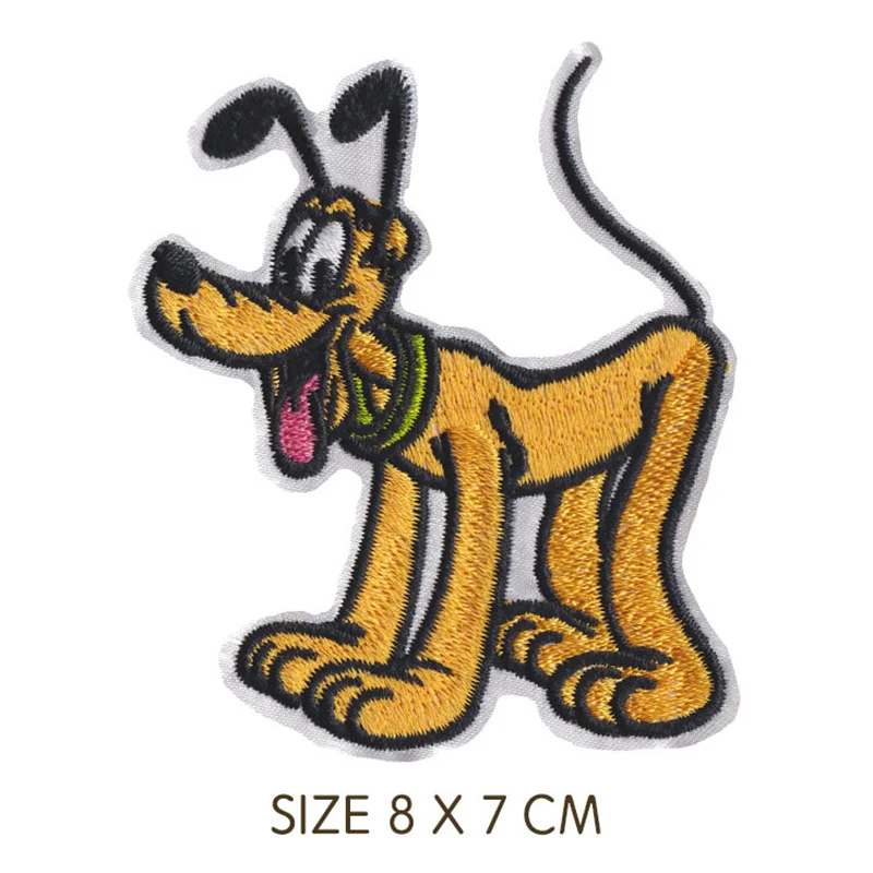 Aufbügeln, süßer Hund, Tier-Aufnäher, Set für Kinderkleidung, DIY, T-Shirt, Applikation, Wärmeübertragung, Vinyl, Goofy-Aufnäher, Aufkleber, Thermo-Pres