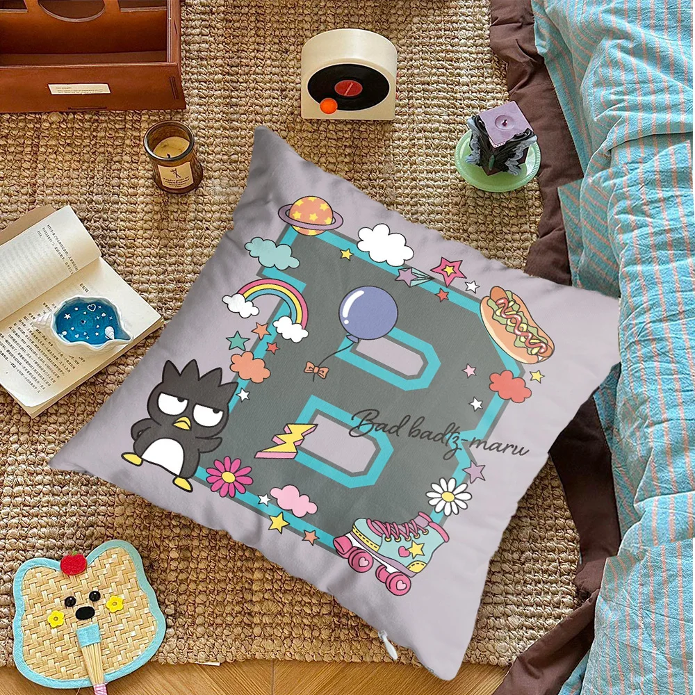 

Fashion Pillow Covers B-Badtz-maru Decorative Cushion New Sofa Cushions Cover Living Room Decoration Personalized Gifts Home