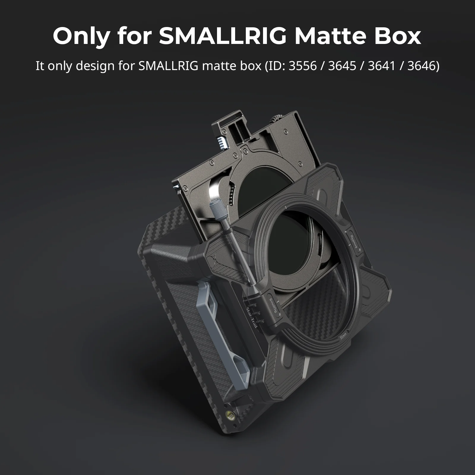 SmallRig 4415 Multifunctional VND Filter Tray Kit Dual CPL+VND Filter Function w Quick-release Magnetic Attachment for Camera