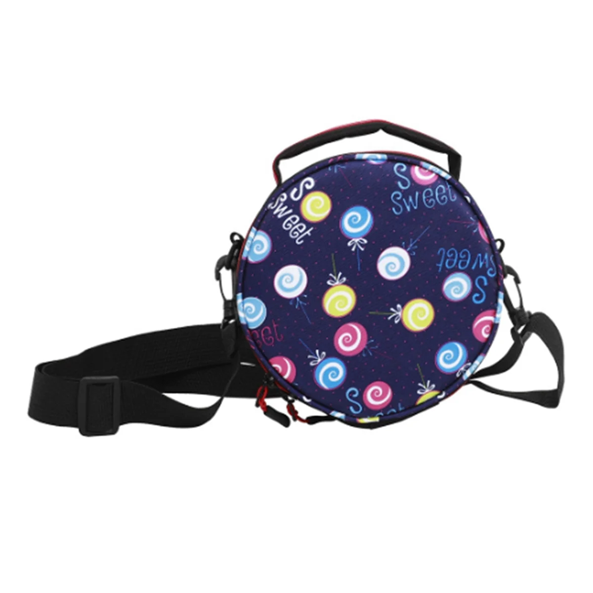 6Inch Empty Hand Drum Bag Single Shoulder Backpack Colorful Sound Healing Drum Storage Bag