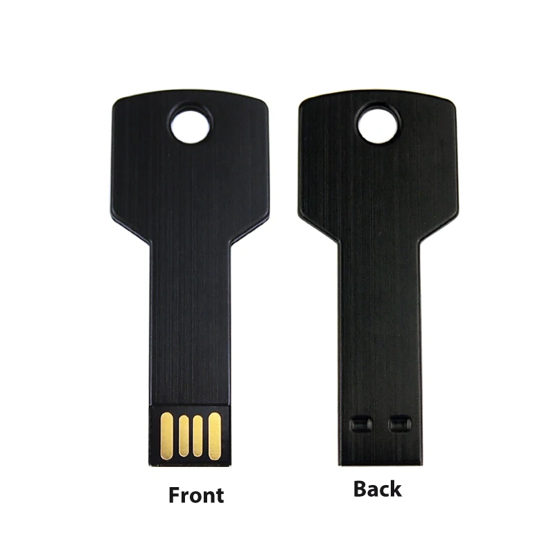 고속 펜 드라이브 메모리, 금속 키 USB 플래시 드라이브, 자동차 스틱 펜, 128GB, 4GB, 8GB, 16GB, 32GB, 64GB