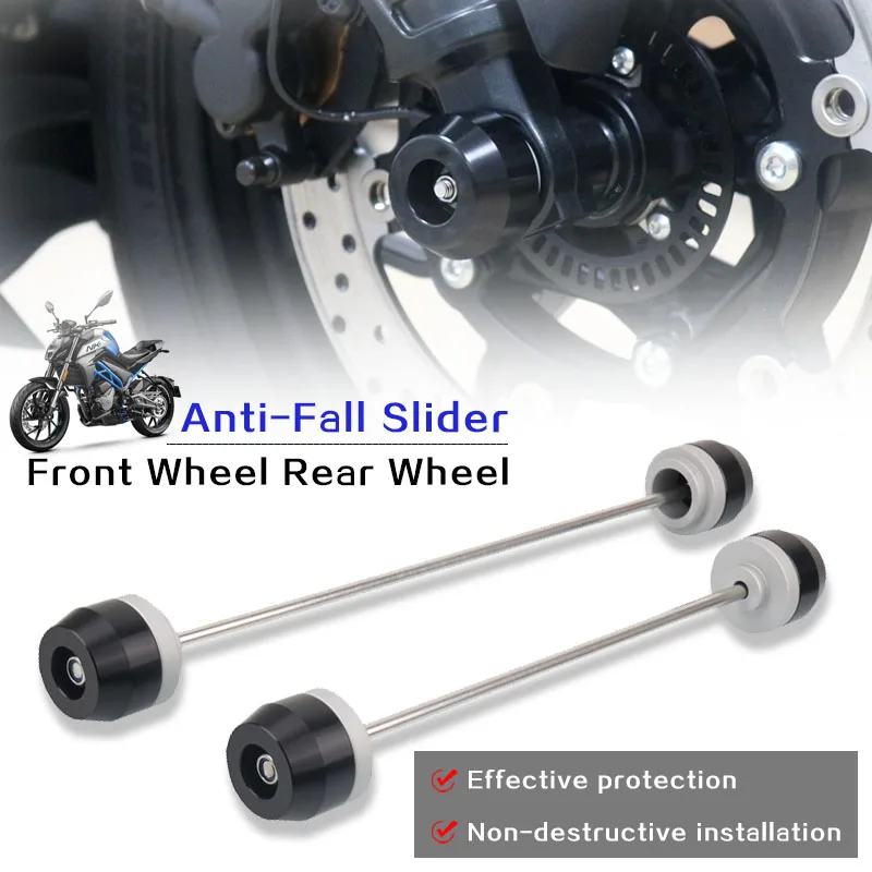 

Для QJMOTOR GSR800 SRK800RR SRK800RS SRK600RS аксессуары для мотоциклов передняя и задняя ось вилка аварийные ползунки защита колес