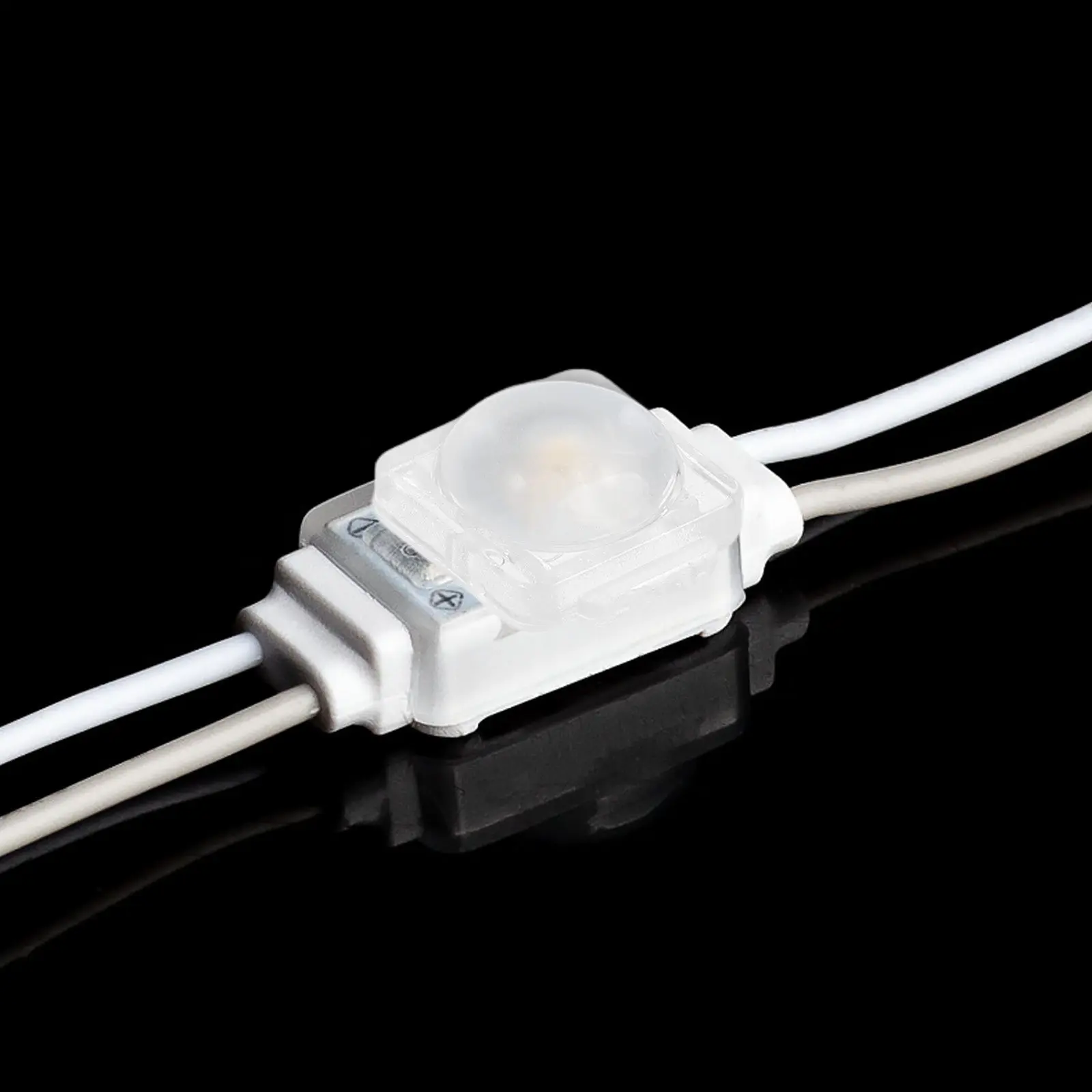 LED Lamp Lens Covers 50pcs Transparent Plastic Light Bead Caps for Home Commercial Exhibition Lighting