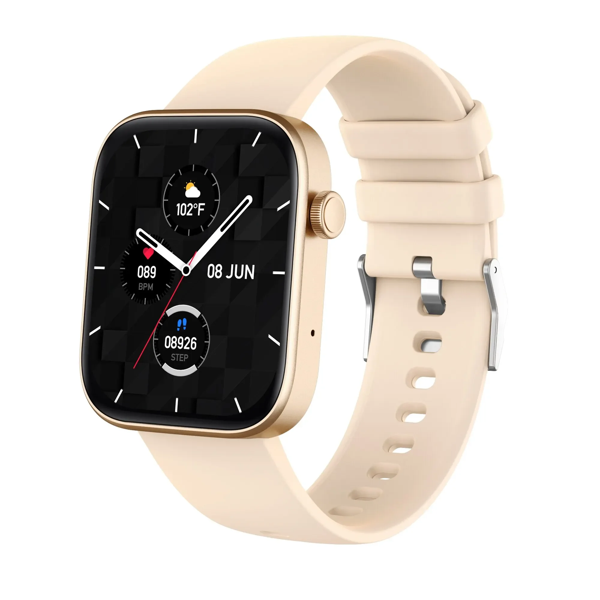 IP68 Waterproof Smart Notifications Voice Assistant Smart Watch Women Voice Calling Smartwatch Men Health Monitoring