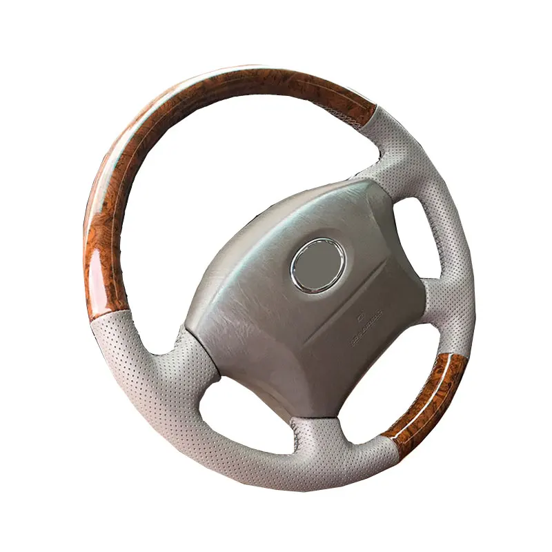 Car Steering Wheel Cover For Toyota Land Prado 120 2003-2007 Tacoma 2005-2011 4Runner Hilux 2009-2011 LS400 1995 GX GX470 Style