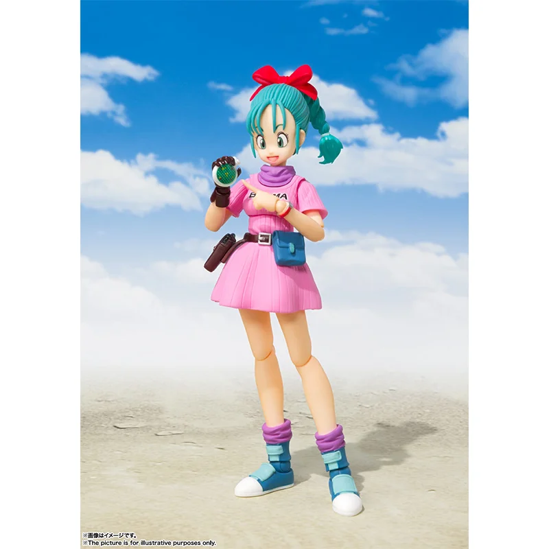 Bandai S.h.figuarts Bulma Adventure Begins Dragon Ball 16Cm Anime Original Action Figure Model Children's Toy Gift Collection