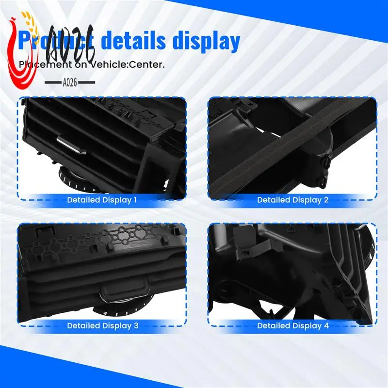 

A026-5NG819728 Car Front Dashboard Center AC Air Vent Outlet For VW Tiguan MK2 2017-2025